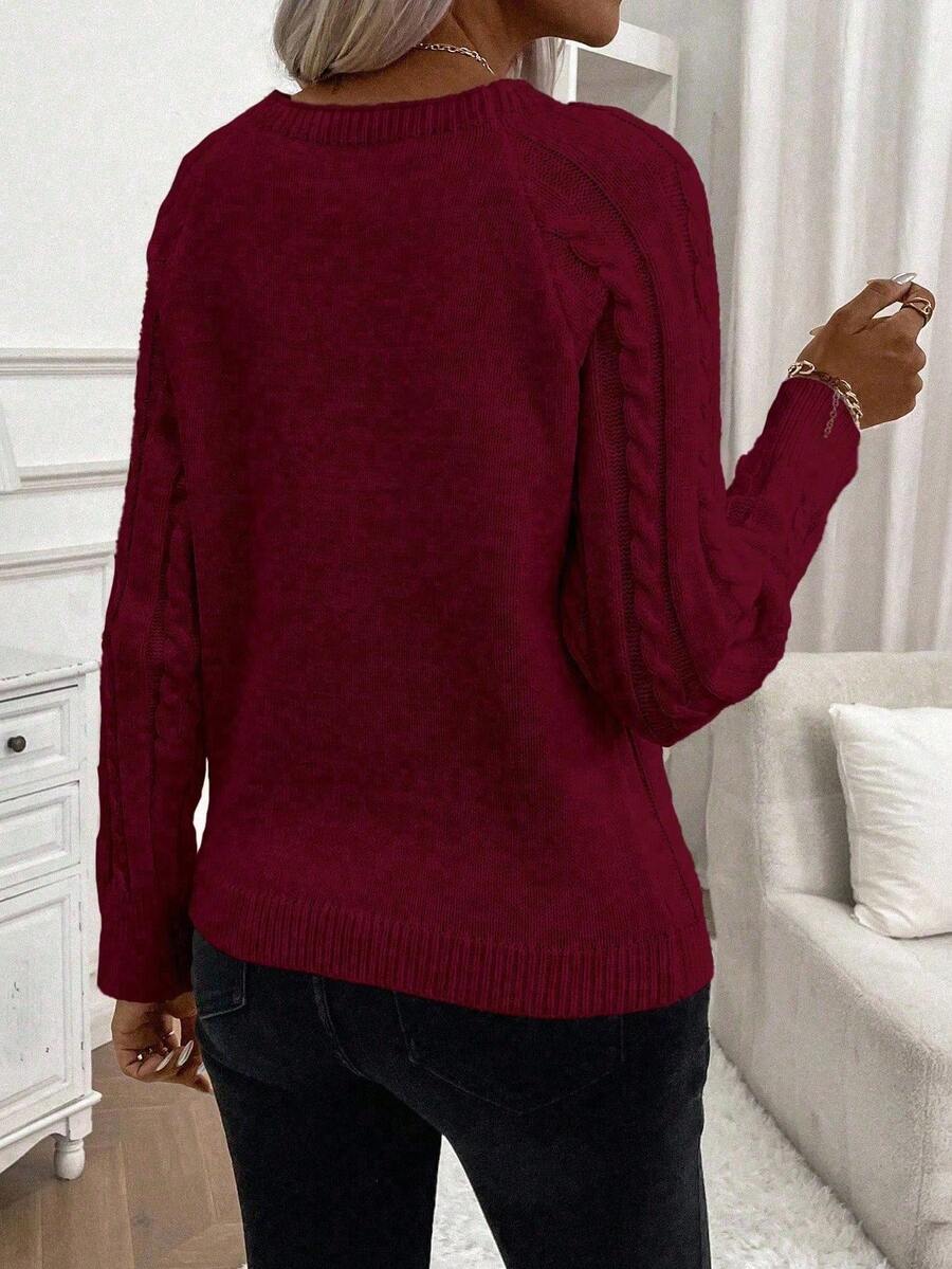 Francisca™ | Camisola de Malha com Botões - | Benedita Lisboa