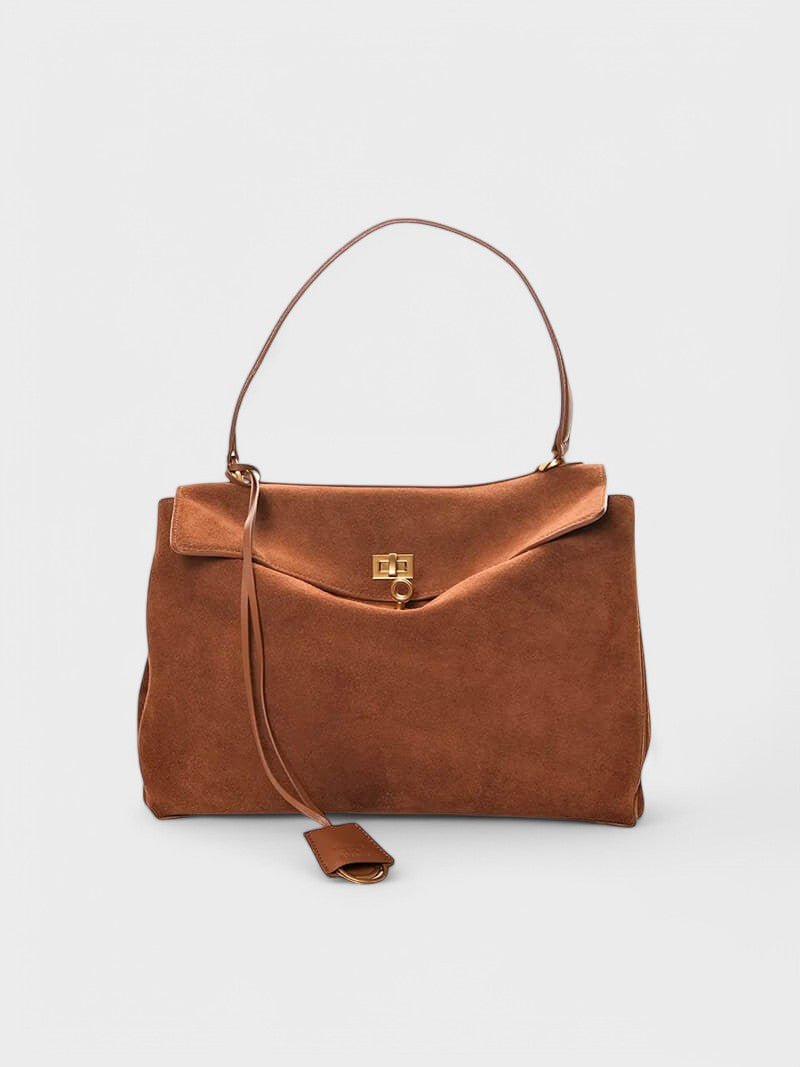 Gabriela™ | Bolsa em camurça - | Benedita Lisboa