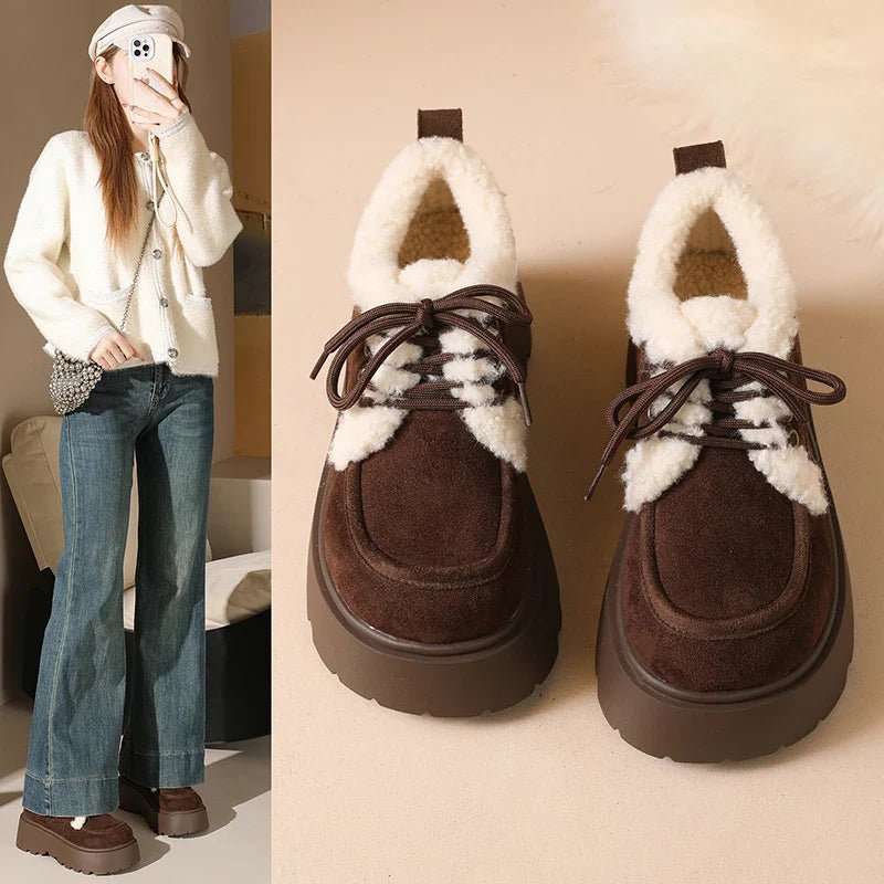 Gabriela™ | Botas de Inverno com elevação e charme natural - | Benedita Lisboa