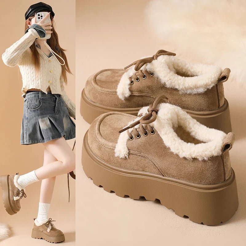 Gabriela™ | Botas de Inverno com elevação e charme natural - | Benedita Lisboa