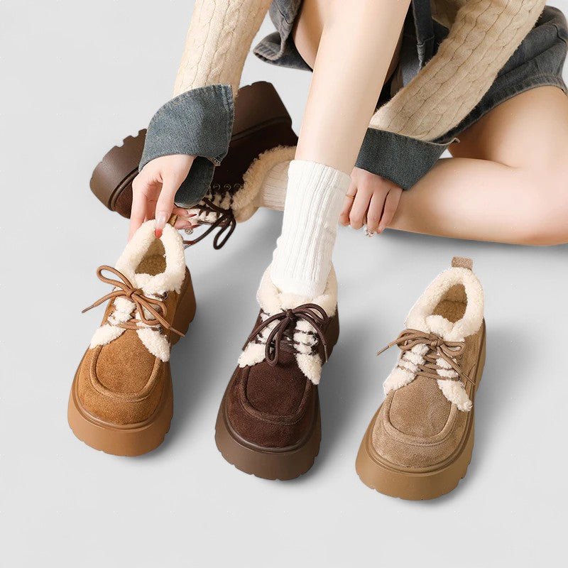 Gabriela™ | Botas de Inverno com elevação e charme natural - | Benedita Lisboa