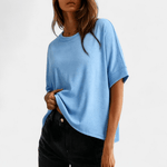 Gaby™ | T-shirt de Algodão Super Confortável para o Dia-a-Dia - | Benedita Lisboa