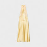 Gala™ | Vestido Halter Satinado - | Benedita Lisboa