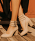 Ginevra™ | Sapatos de salto alto com tiras múltiplas e sola grossa - | Benedita Lisboa