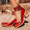 Ginevra™ | Sapatos de salto alto com tiras múltiplas e sola grossa - | Benedita Lisboa