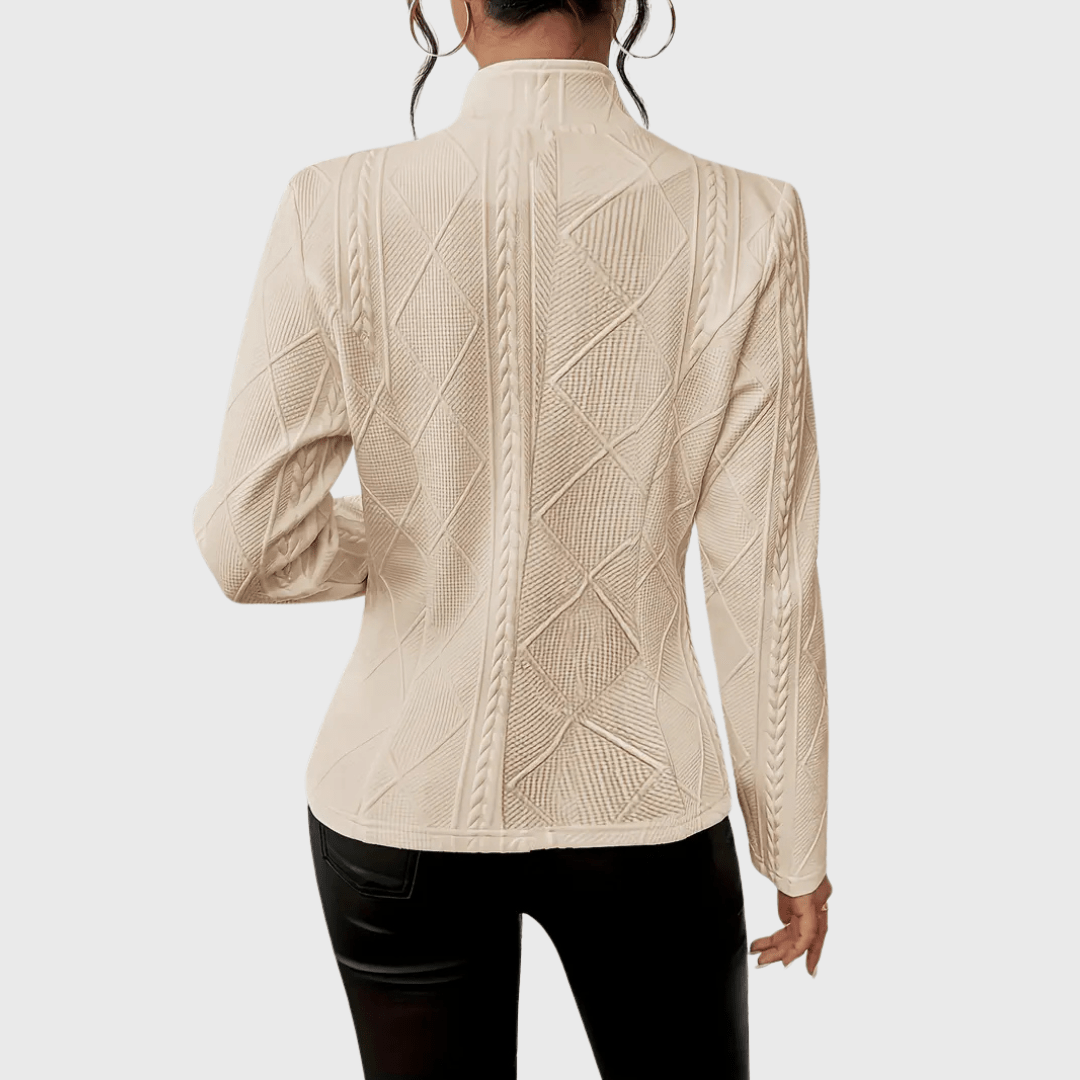 Graça™ | Casaco com detalhes elegantes - | Benedita Lisboa