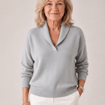 Greta™ — Shawl Collar Sweater - | Benedita Lisboa