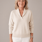 Greta™ — Shawl Collar Sweater - | Benedita Lisboa