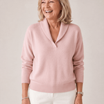 Greta™ — Shawl Collar Sweater - | Benedita Lisboa