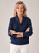 Greta™ — Shawl Collar Sweater - | Benedita Lisboa