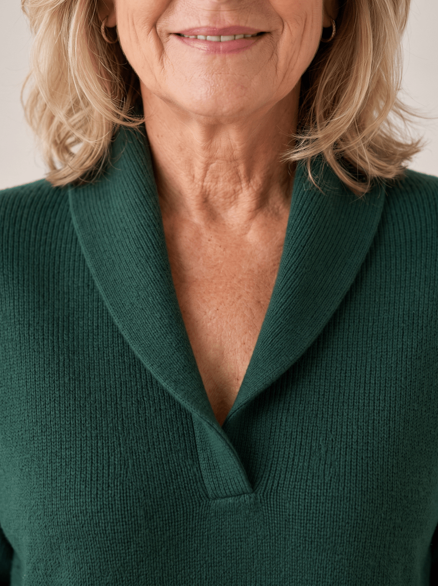 Greta™ — Shawl Collar Sweater - | Benedita Lisboa