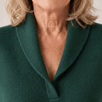 Greta™ — Shawl Collar Sweater - | Benedita Lisboa