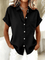 Gustie™ | Camisa Feminina de Manga Curta Relaxada - | Benedita Lisboa