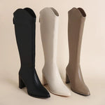 Hilda™ | Botas de salto Grosso e Elegância para o Inverno - | Benedita Lisboa