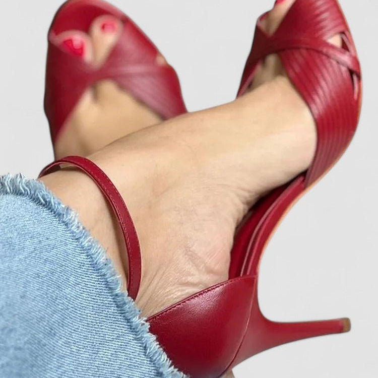 Huguette | Sandália com salto stiletto - | Benedita Lisboa