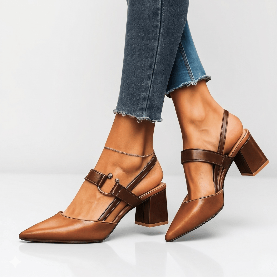 ILÍDIA™ | SALTO ALTO ORTOPÉDICO MAX COMFORT, ELEGANTE E INCOMPARÁVEL - | Benedita Lisboa