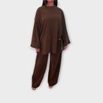 Ingrid™ | Conjunto Plus Size de Estilo Acanalado - | Benedita Lisboa