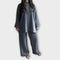 Ingrid™ | Conjunto Plus Size de Estilo Acanalado - | Benedita Lisboa