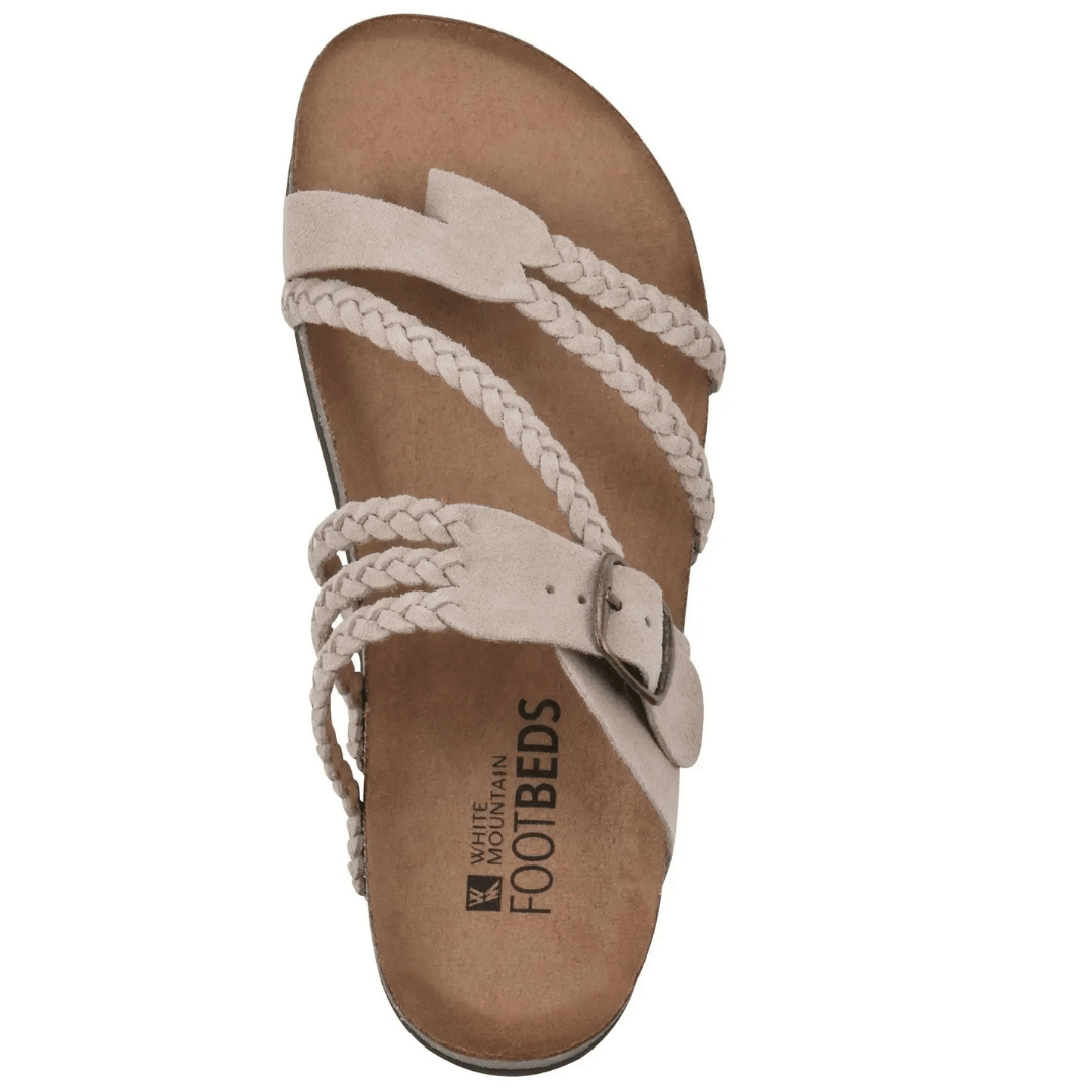 Isadora™ | Sandália de Couro Trançado Ortopédica - Sandals | Benedita Lisboa