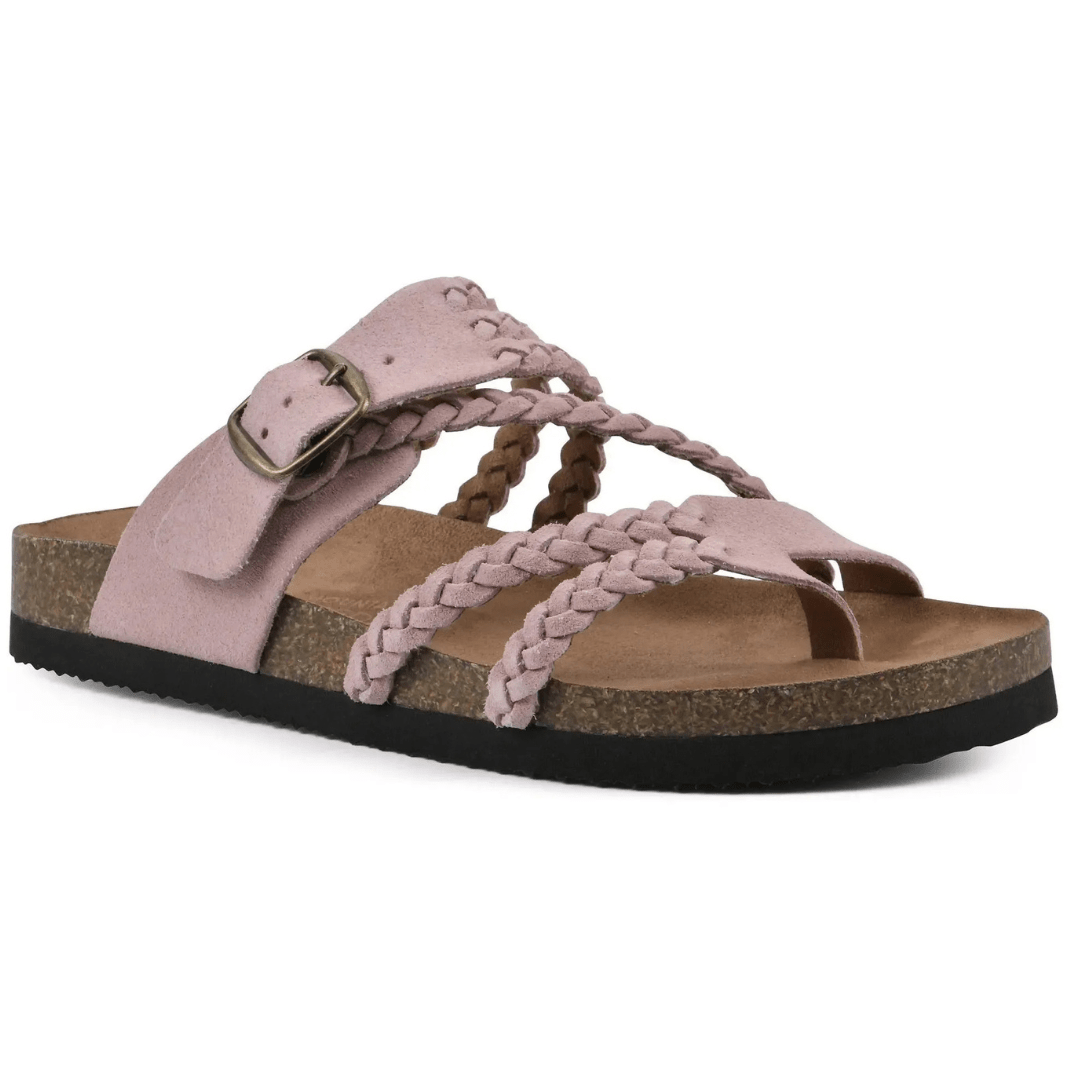 Isadora™ | Sandália de Couro Trançado Ortopédica - Sandals | Benedita Lisboa