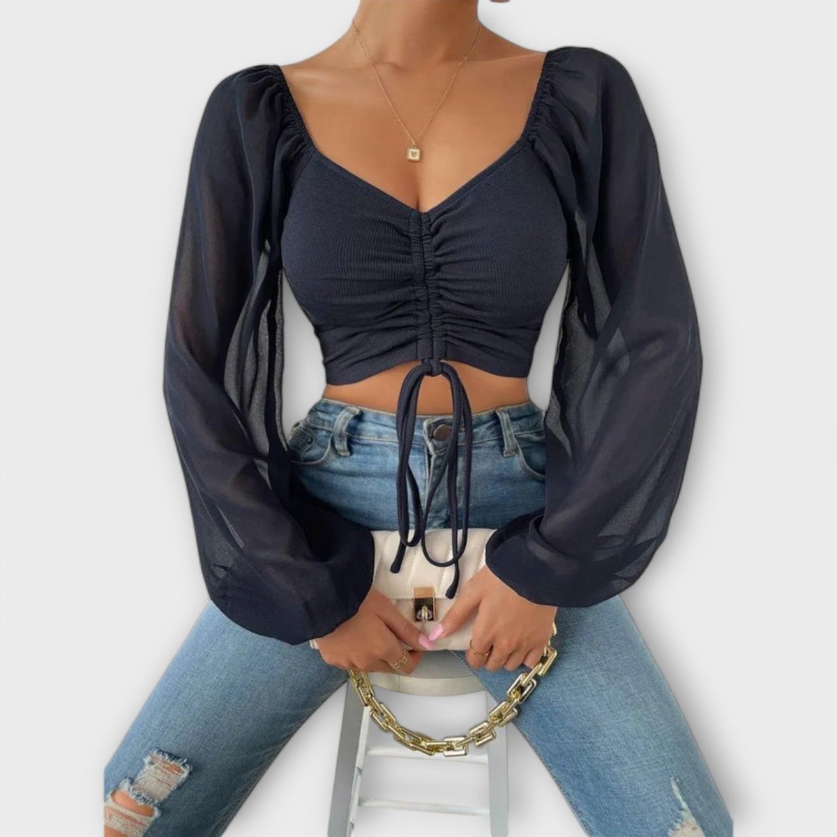 Jacqueline™ | Blusa versátil - | Benedita Lisboa