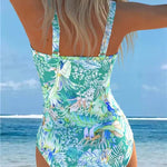 Jade™ | Fato de Banho com Estampado Botânico - Swimsuits | Benedita Lisboa