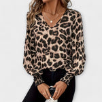Joana™ | Blusa Estilosa Leopardo - | Benedita Lisboa
