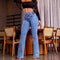 JOANA™ | Jeans de cintura alta com corte flare - Hosen | Benedita Lisboa
