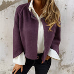 Judite™ | Casaco Curto Elegante e Quente - | Benedita Lisboa