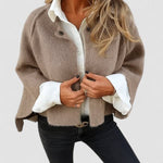 Judite™ | Casaco Curto Elegante e Quente - | Benedita Lisboa
