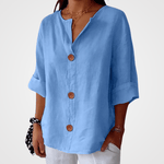 Julia™ | Blusa Elegante de Corte Solto - Blouse | Benedita Lisboa