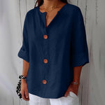 Julia™ | Blusa Elegante de Corte Solto - Blouse | Benedita Lisboa