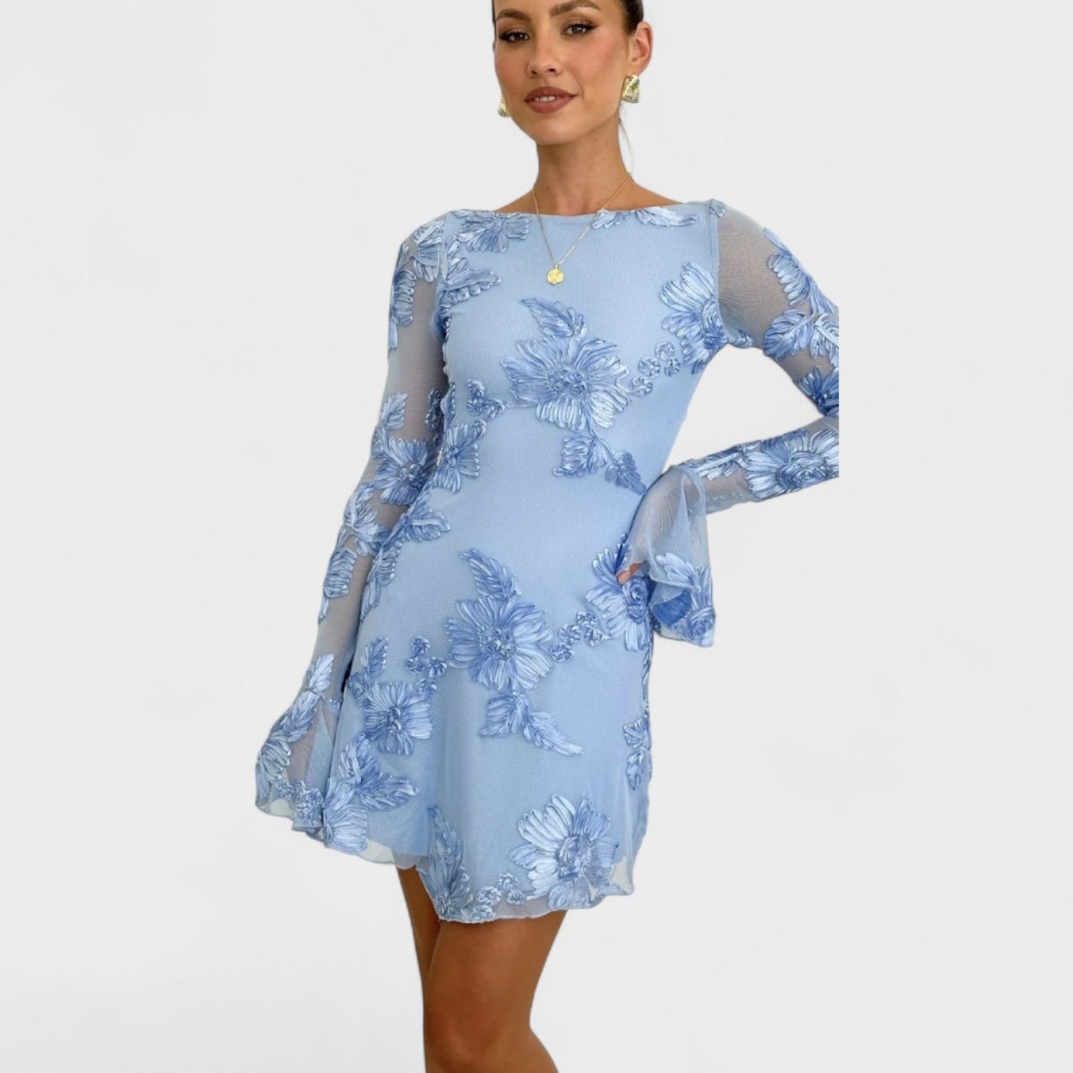 Julia™ | Vestido com encanto floral - | Benedita Lisboa