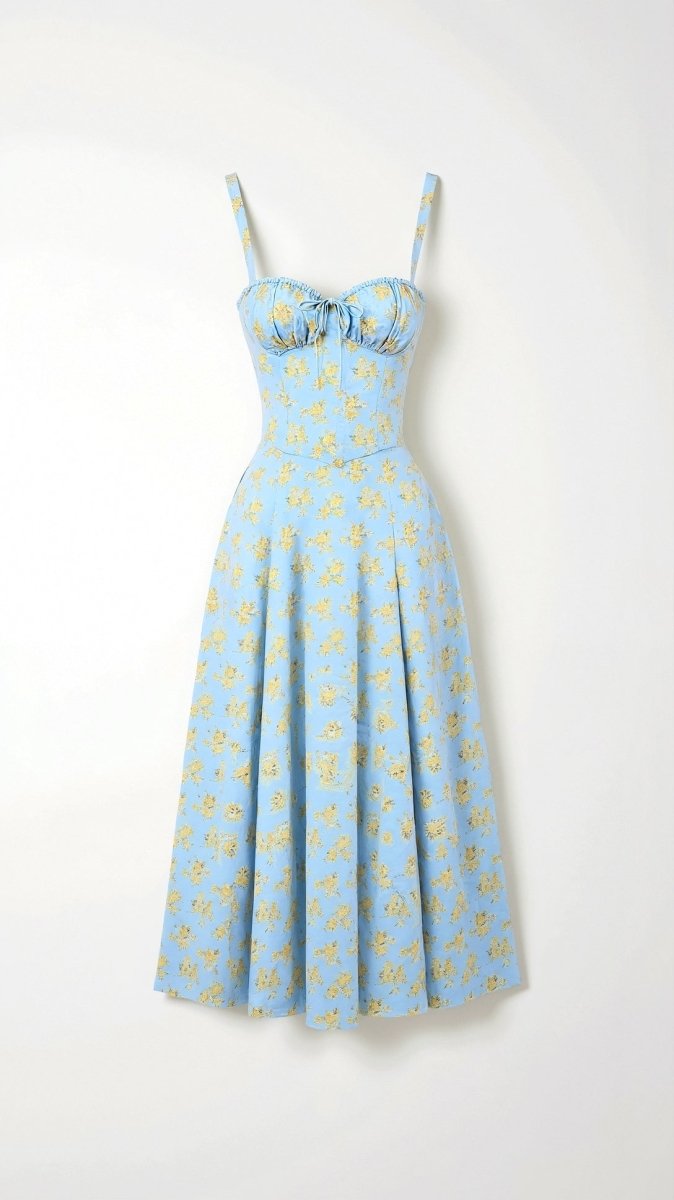 Julia™ | Vestido Midi Elegante - | Benedita Lisboa