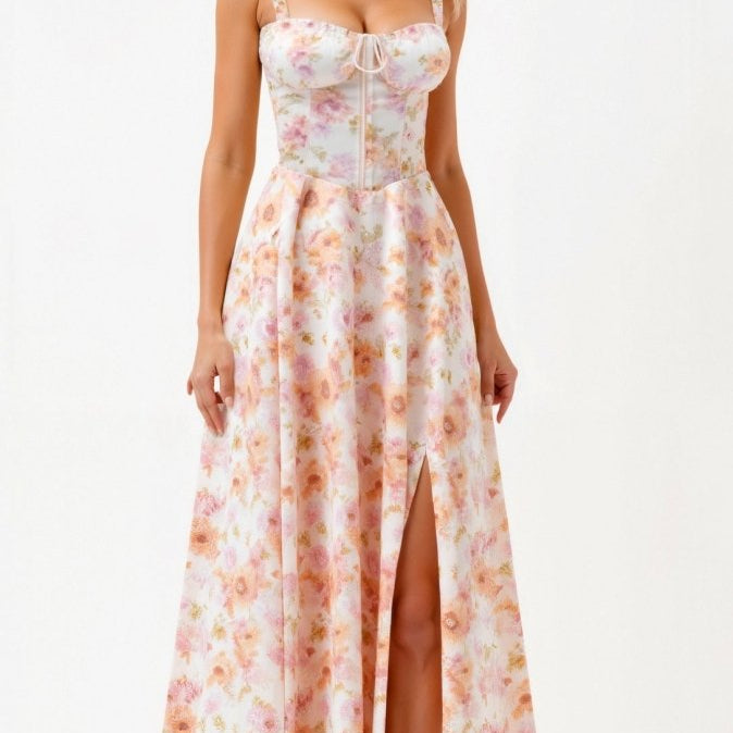 Julia™ | Vestido Midi Elegante - | Benedita Lisboa