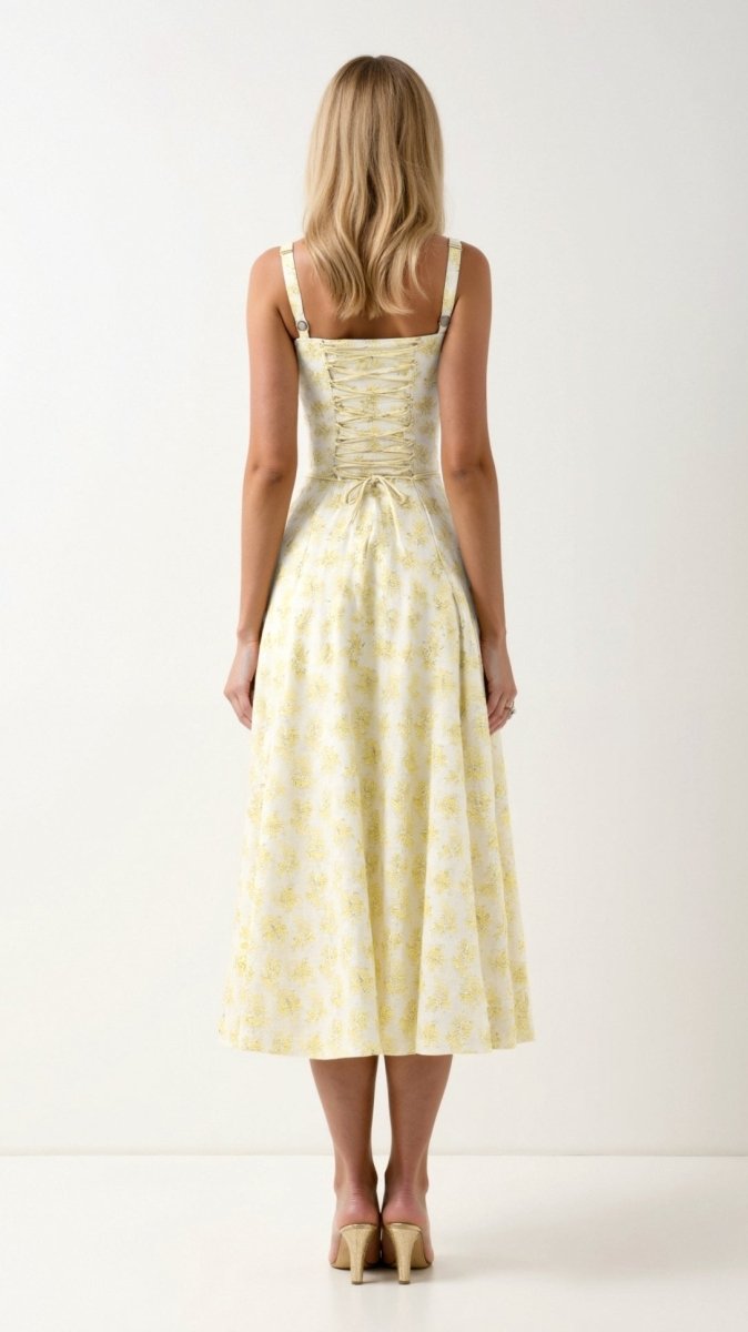 Julia™ | Vestido Midi Elegante - | Benedita Lisboa
