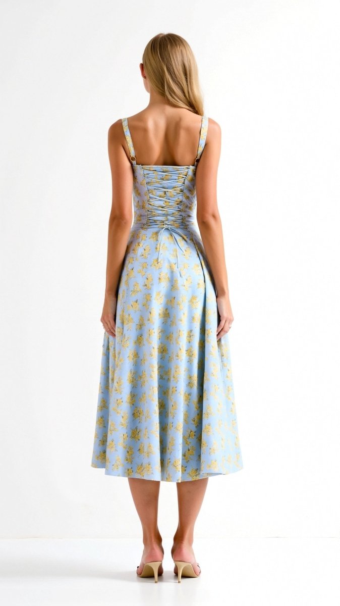 Julia™ | Vestido Midi Elegante - | Benedita Lisboa