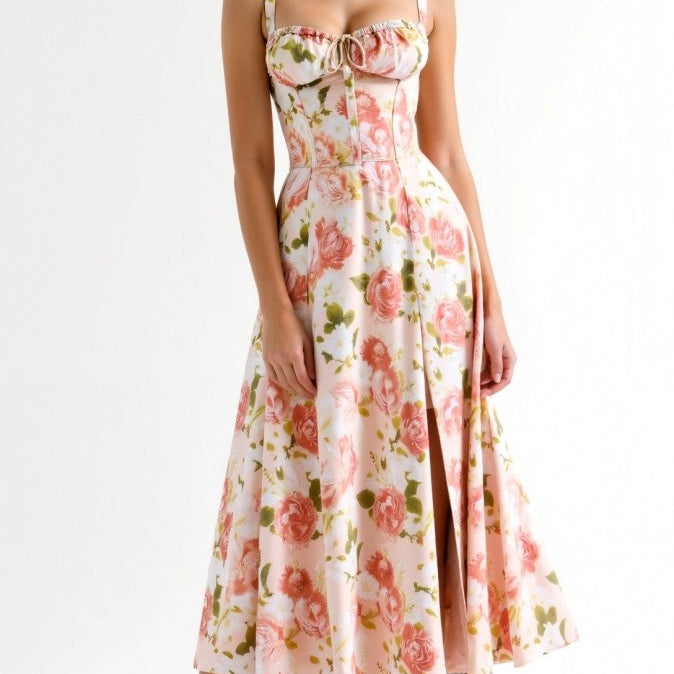 Julia™ | Vestido Midi Elegante - | Benedita Lisboa