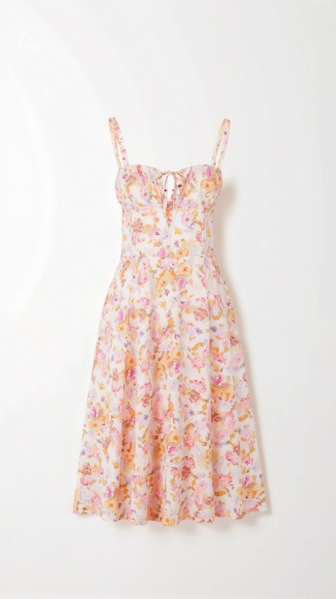 Julia™ | Vestido Midi Elegante - | Benedita Lisboa