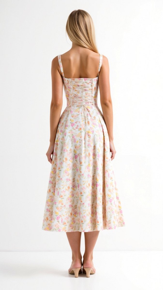 Julia™ | Vestido Midi Elegante - | Benedita Lisboa