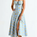 Julia™ | Vestido Midi Elegante - | Benedita Lisboa