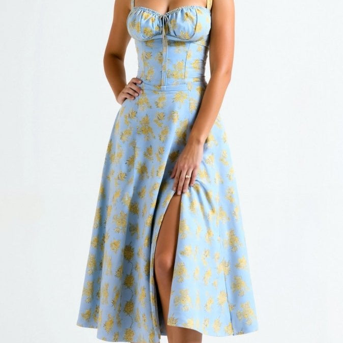 Julia™ | Vestido Midi Elegante - | Benedita Lisboa