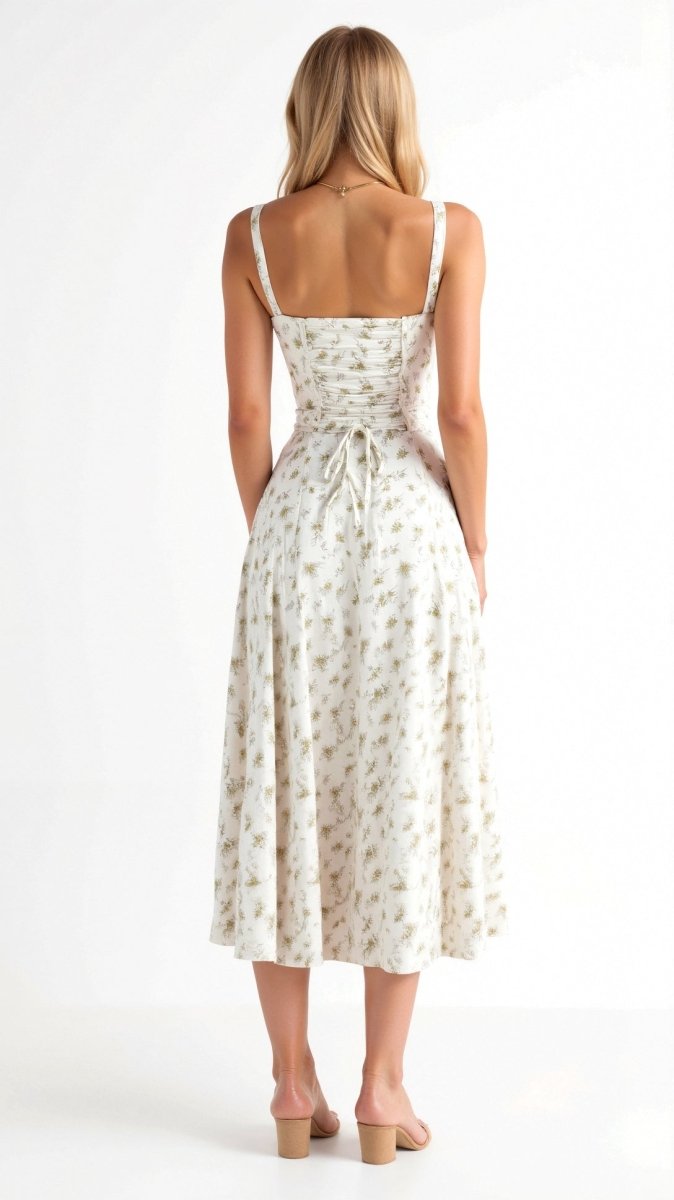 Julia™ | Vestido Midi Elegante - | Benedita Lisboa