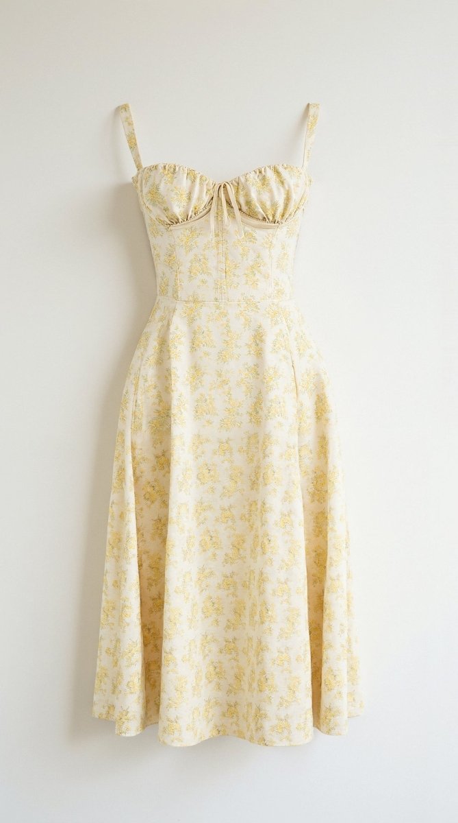 Julia™ | Vestido Midi Elegante - | Benedita Lisboa