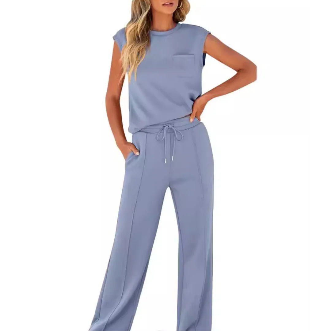 KAIYA™ | Conjunto de Primavera Leve, Elegante e Confortável - Conjunto casual | Benedita Lisboa