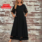 Katherine™ | Vestido Elegante Que Cobre a Barriga - | Benedita Lisboa