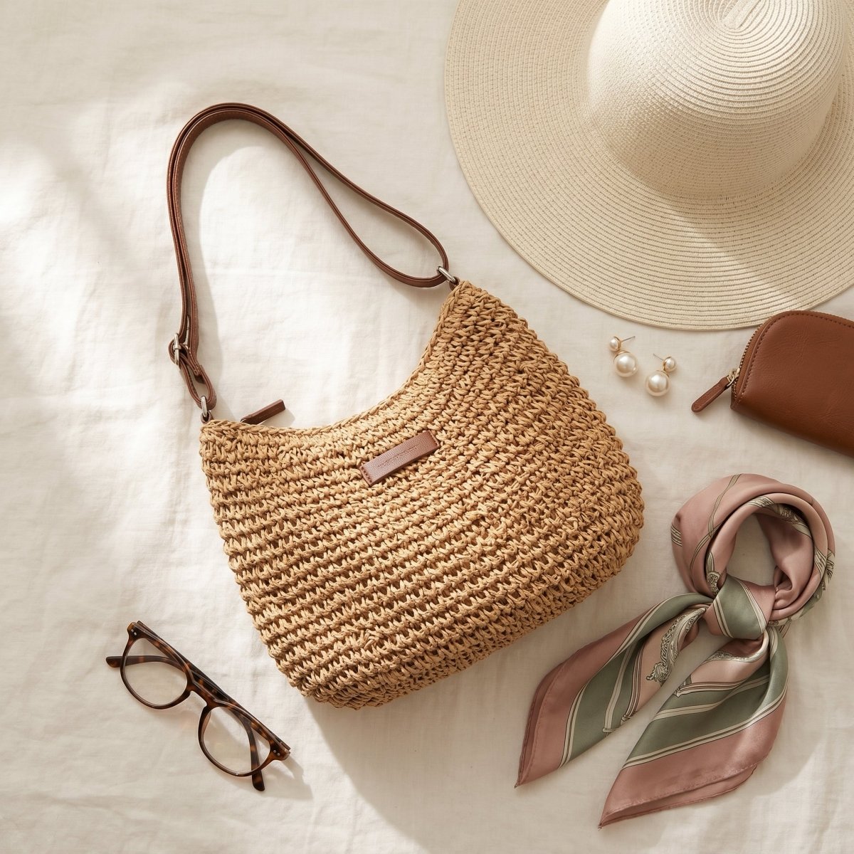 Kathy | Bolsa Woven Elegante - | Benedita Lisboa