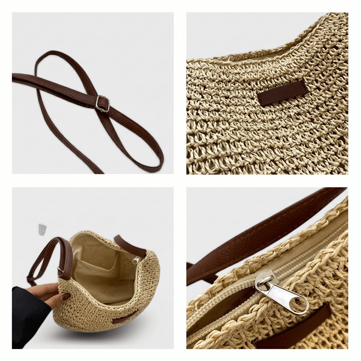 Kathy | Bolsa Woven Elegante - | Benedita Lisboa
