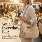 Kathy | Bolsa Woven Elegante - | Benedita Lisboa