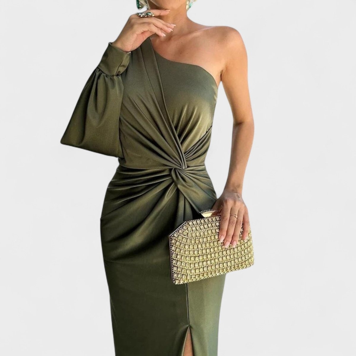 Kelly™ | Vestido de festa assimétrico - | Benedita Lisboa